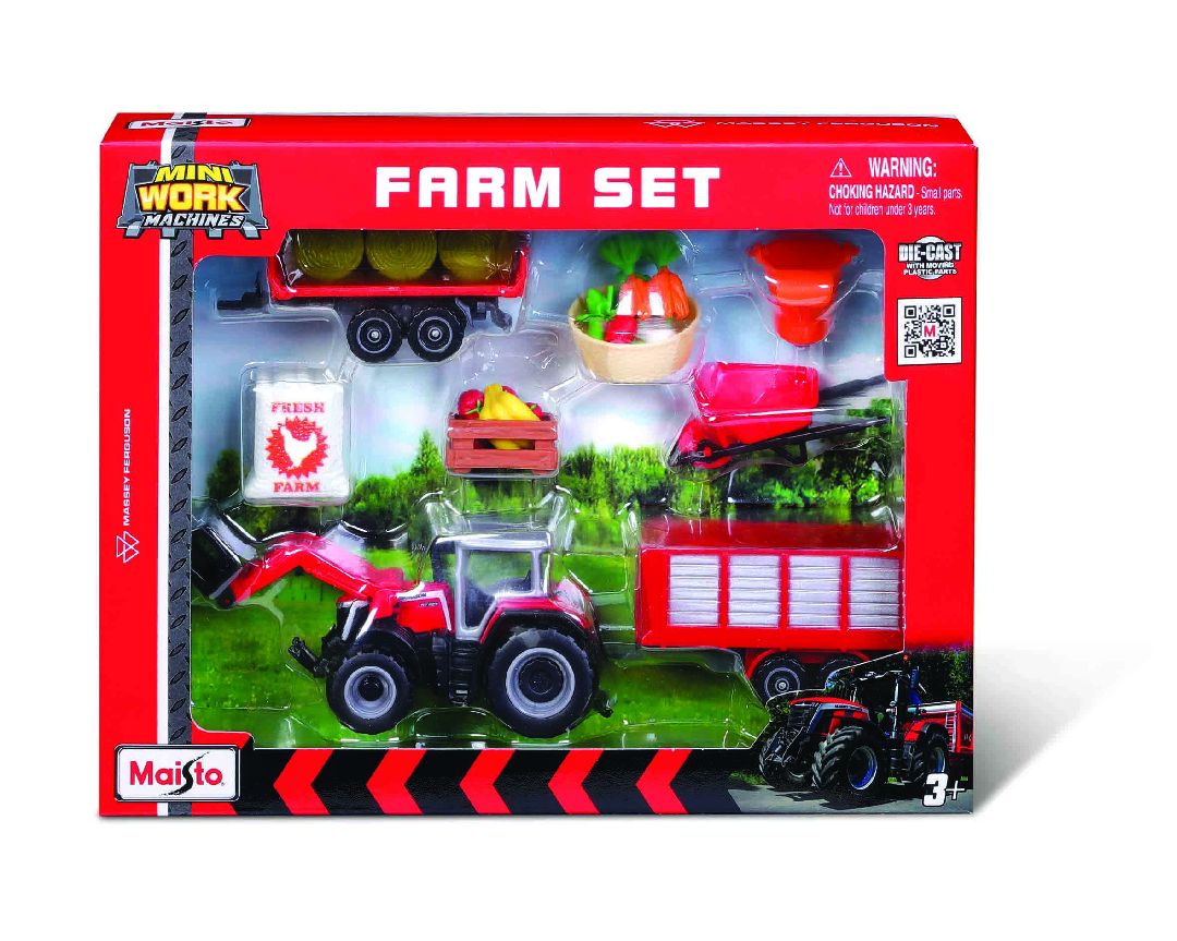 Maisto Mini Work Machines Farm Gift Set (12 Pack)
