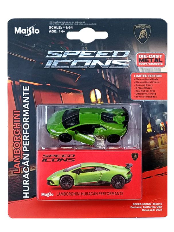 Maisto 1/64 Speed Icons Assortment Pack (12 Pack)