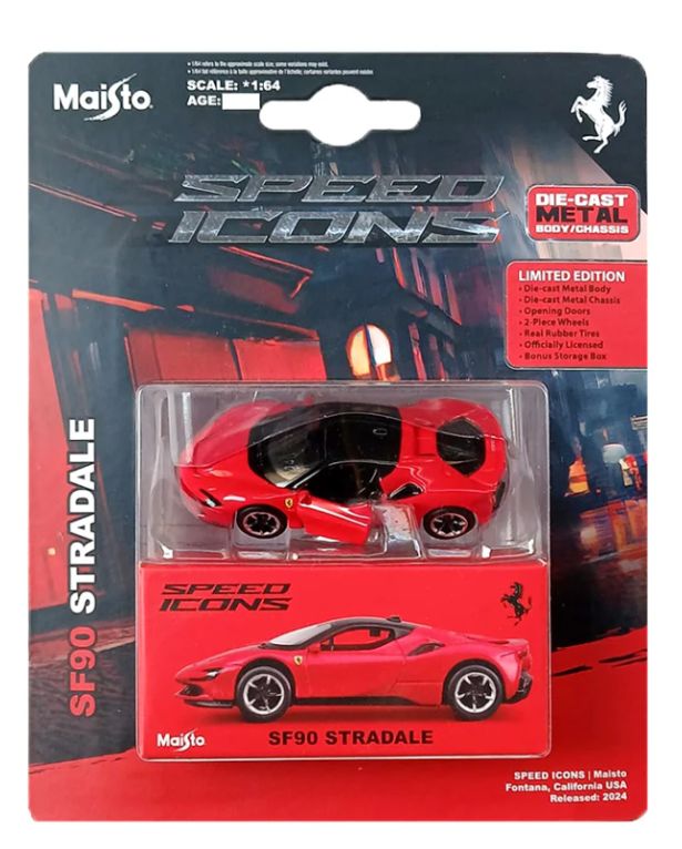 Maisto 1/64 Speed Icons Assortment Pack (12 Pack)
