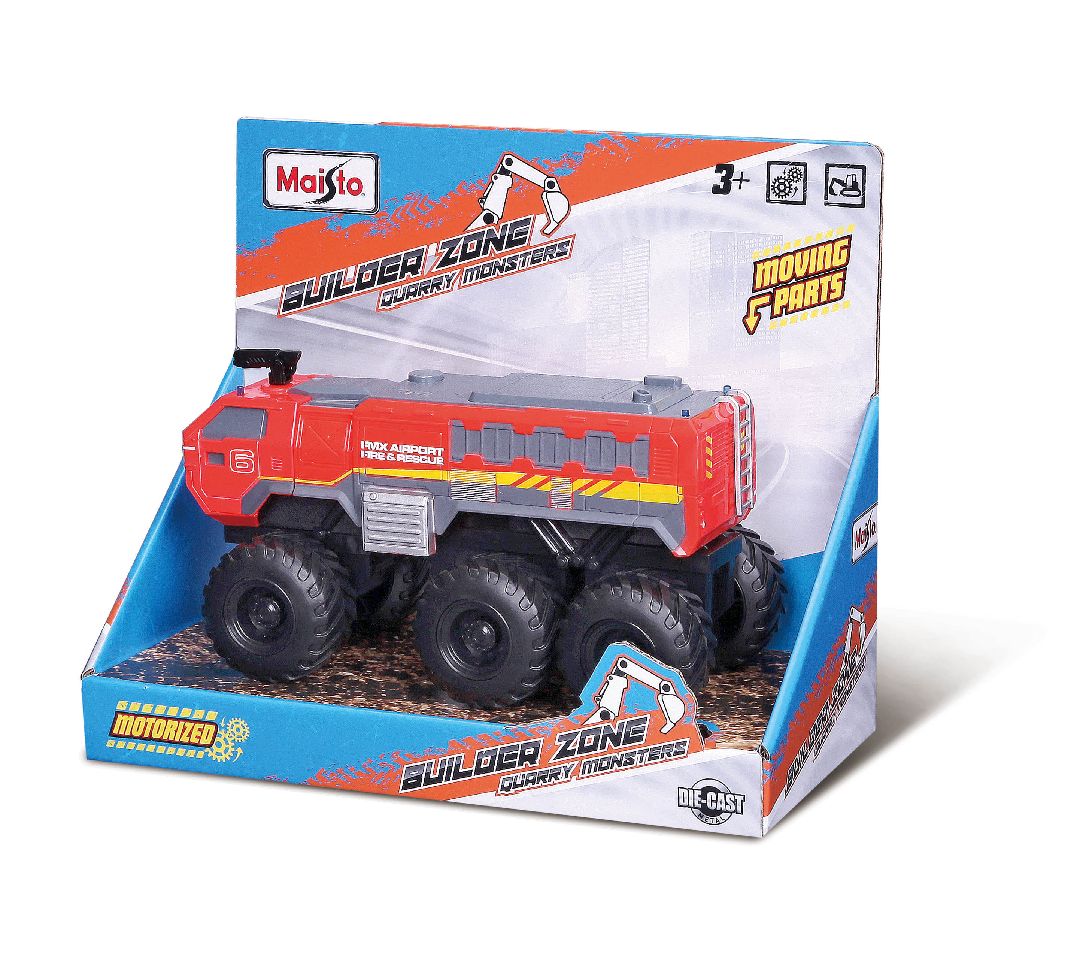 Maisto Builder Zone Quarry Monsters Asmt. (4 Pack)