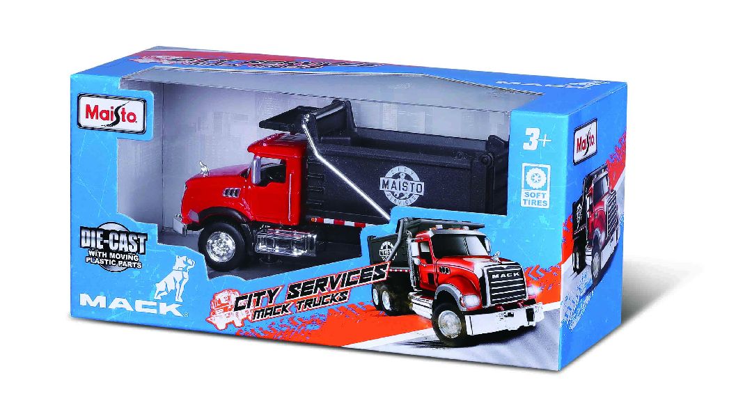 Maisto City Services MACK Trucks (24 Pack)