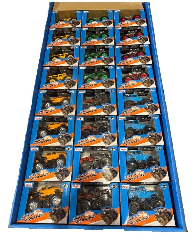 Maisto Earth Shockers with Display Stand - 6 Styles (24 Pack)