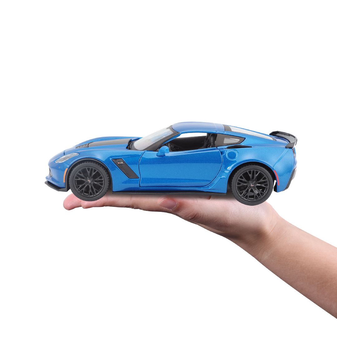 Maisto 1/24 SE 2015 Chevrolet Corvette ZO6 - Metallic Blue