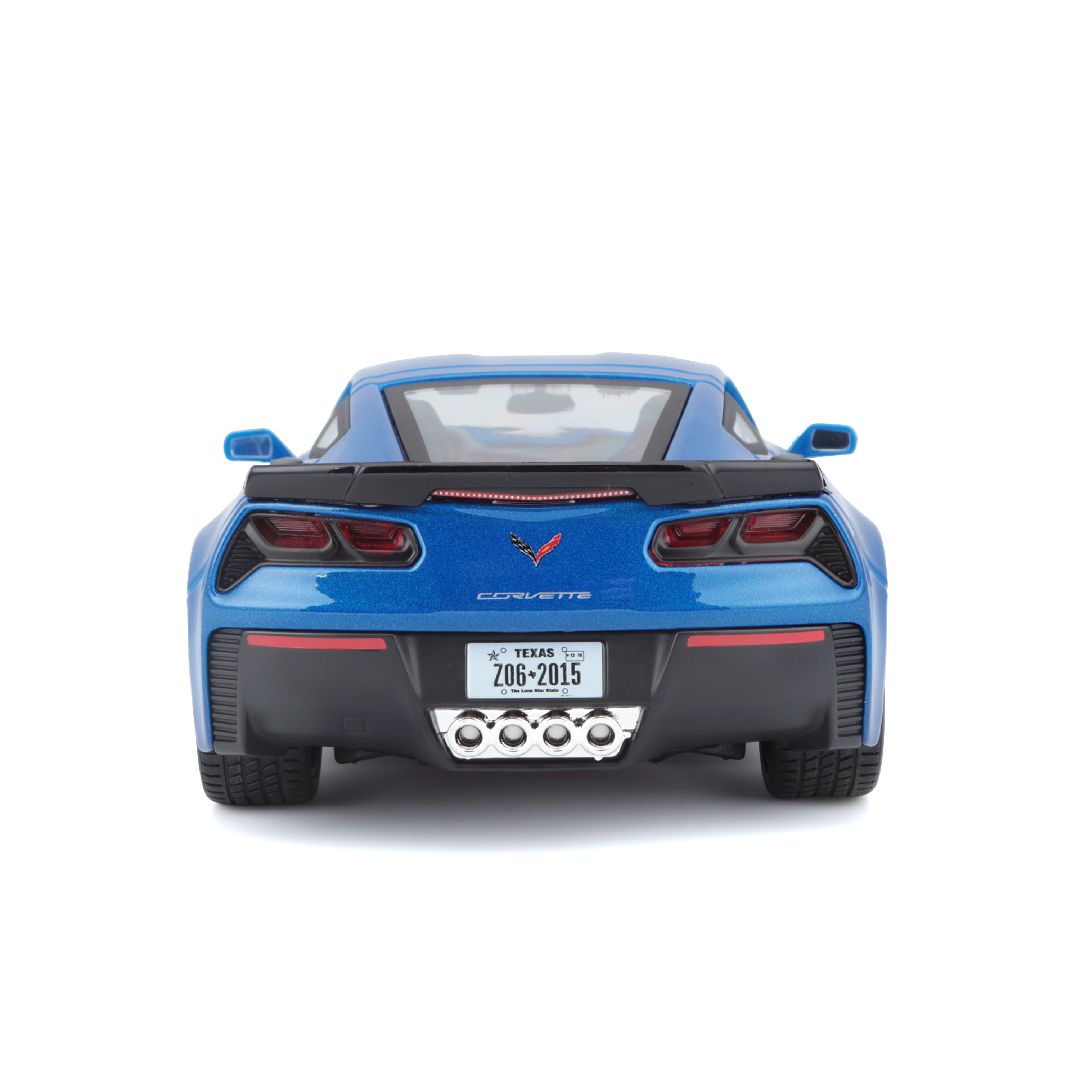 Maisto 1/24 SE 2015 Chevrolet Corvette ZO6 - Metallic Blue