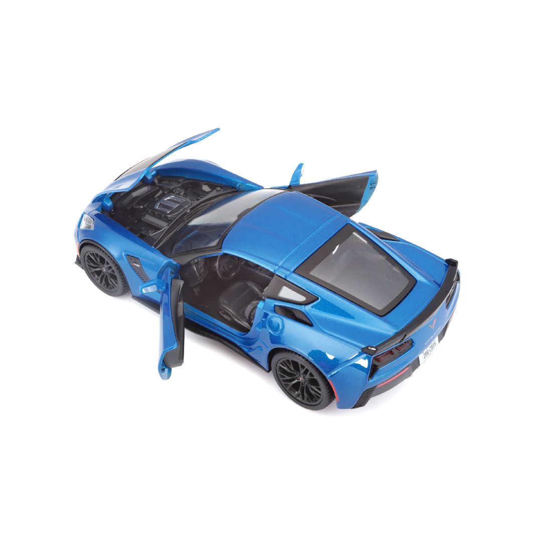 Maisto 1/24 SE 2015 Chevrolet Corvette ZO6 - Metallic Blue