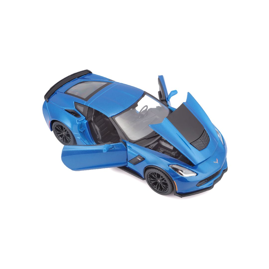 Maisto 1/24 SE 2015 Chevrolet Corvette ZO6 - Metallic Blue
