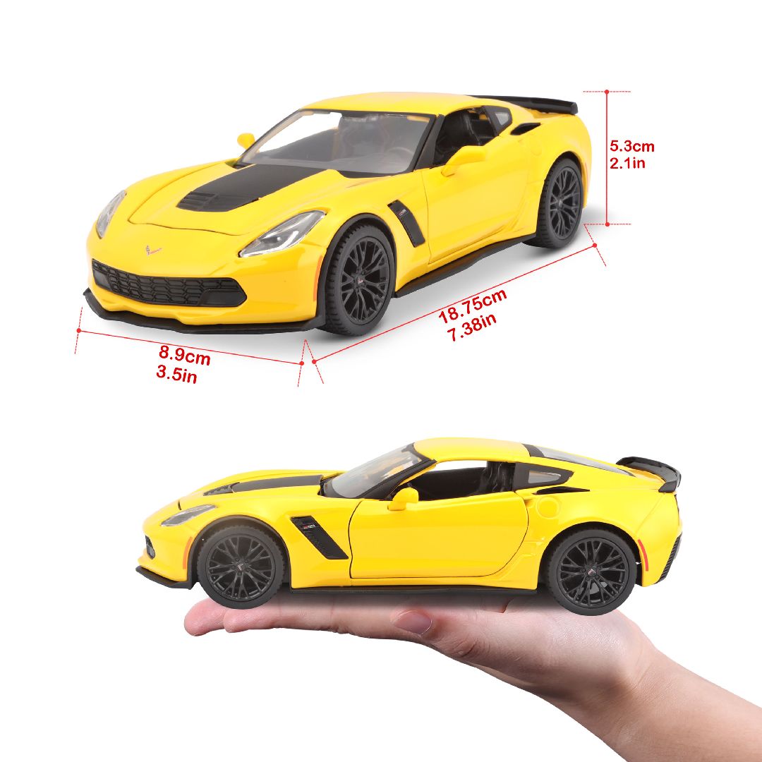 Maisto 1/24 SE 2015 Chevrolet Corvette ZO6 - Yellow