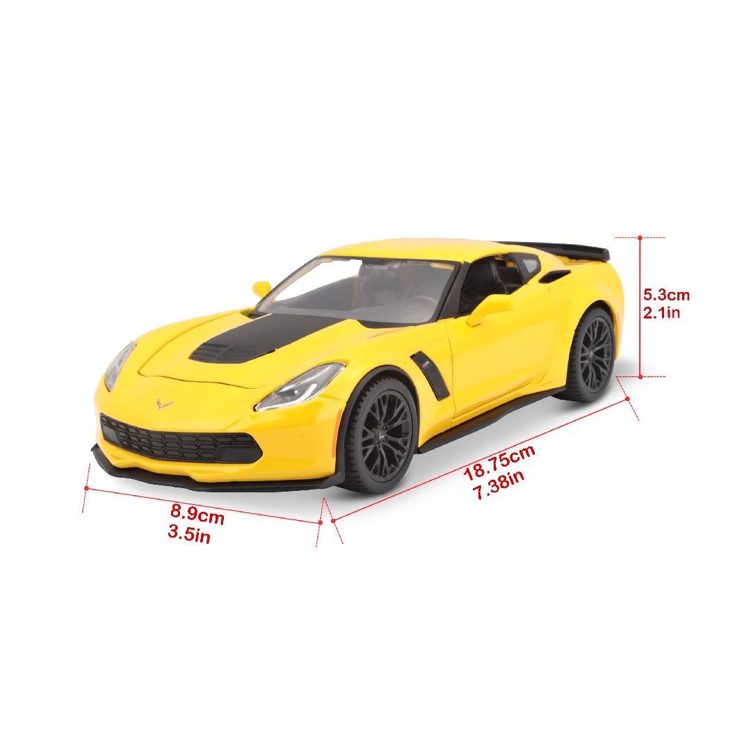 Maisto 1/24 SE 2015 Chevrolet Corvette ZO6 - Yellow