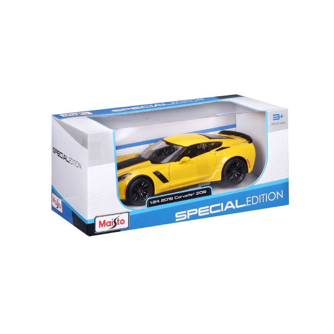 Maisto 1/24 SE 2015 Chevrolet Corvette ZO6 - Yellow