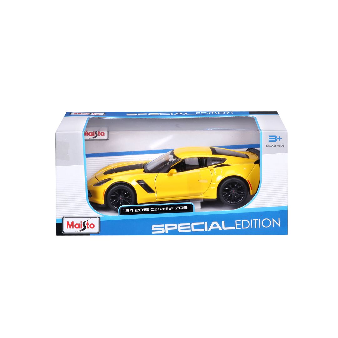 Maisto 1/24 SE 2015 Chevrolet Corvette ZO6 - Yellow