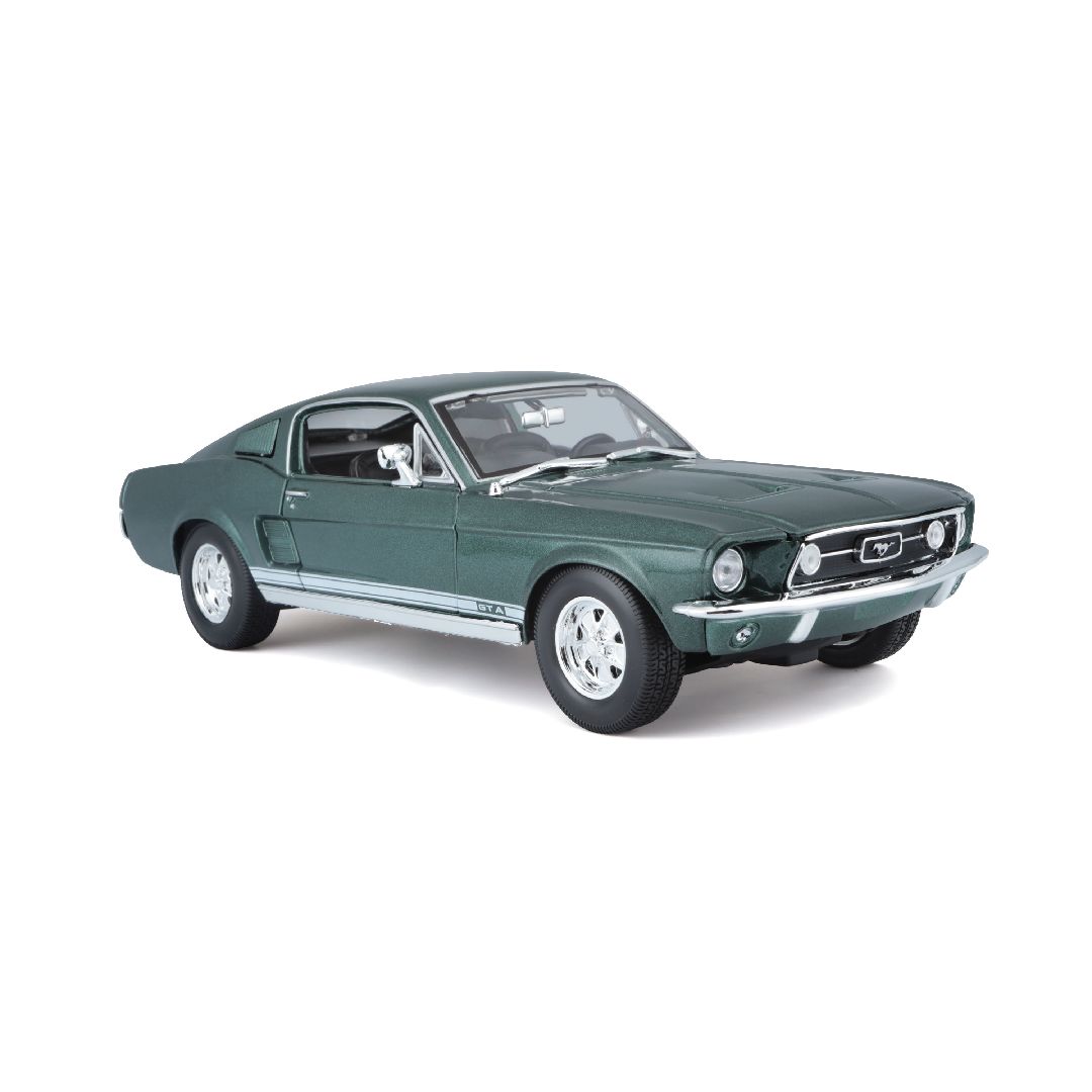 Maisto 1/18 SE 1967 Ford Mustang GTA Fastback - Metallic Green