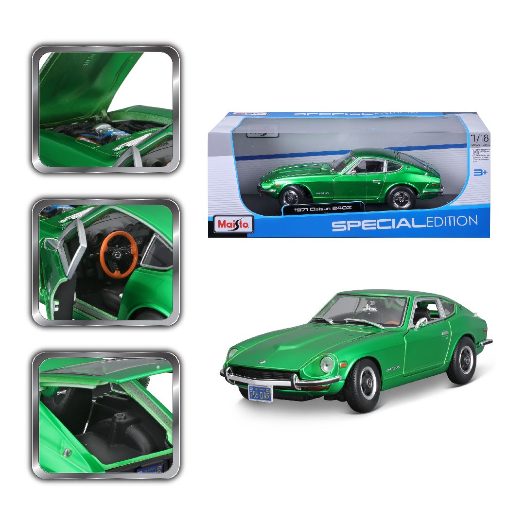 Maisto 1/18 SE 1971 Datsun 240Z - Green