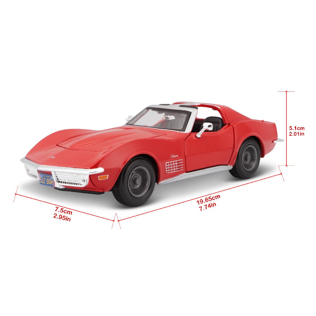 Maisto 1/24 SE 1970 Chevrolet Corvette - Red