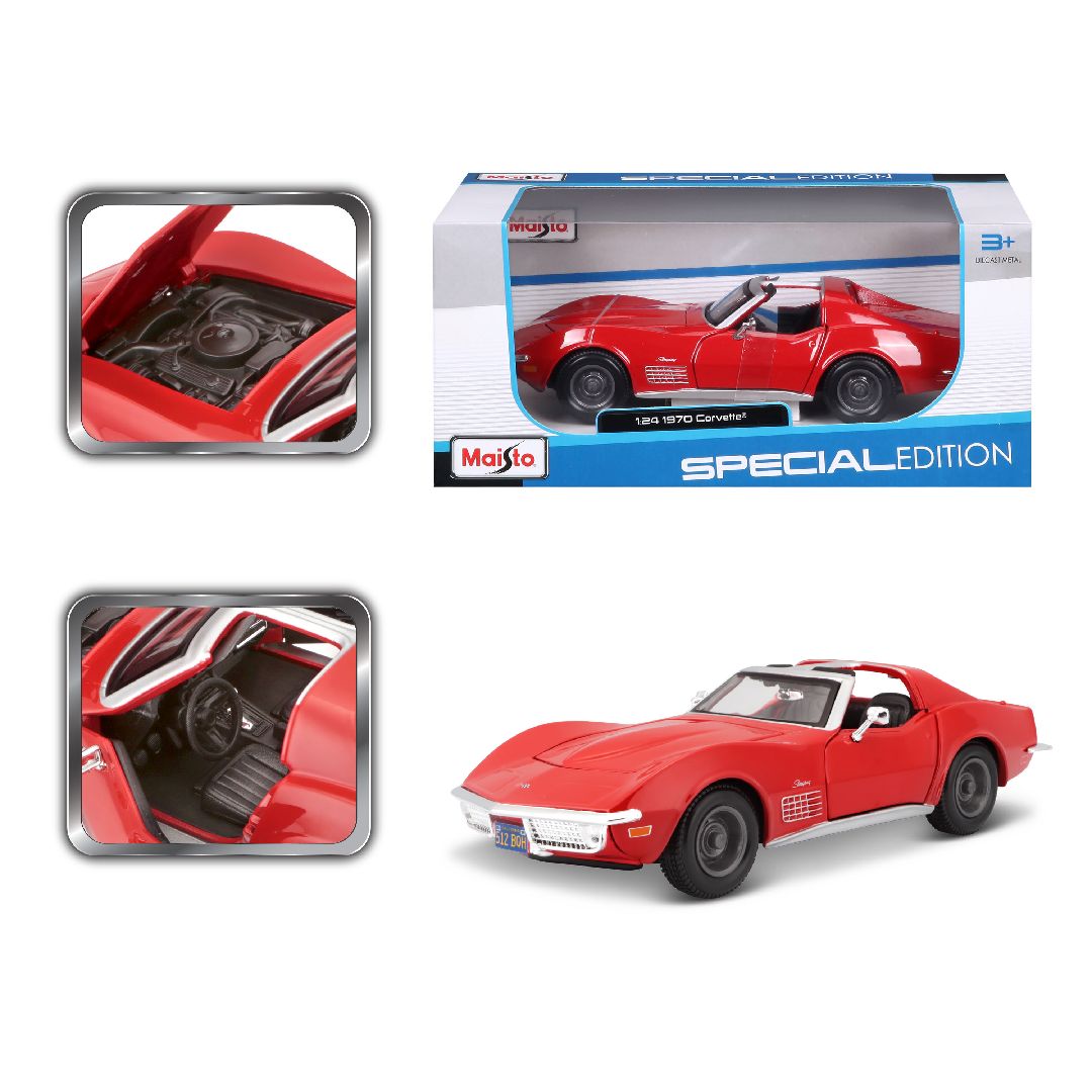 Maisto 1/24 SE 1970 Chevrolet Corvette - Red