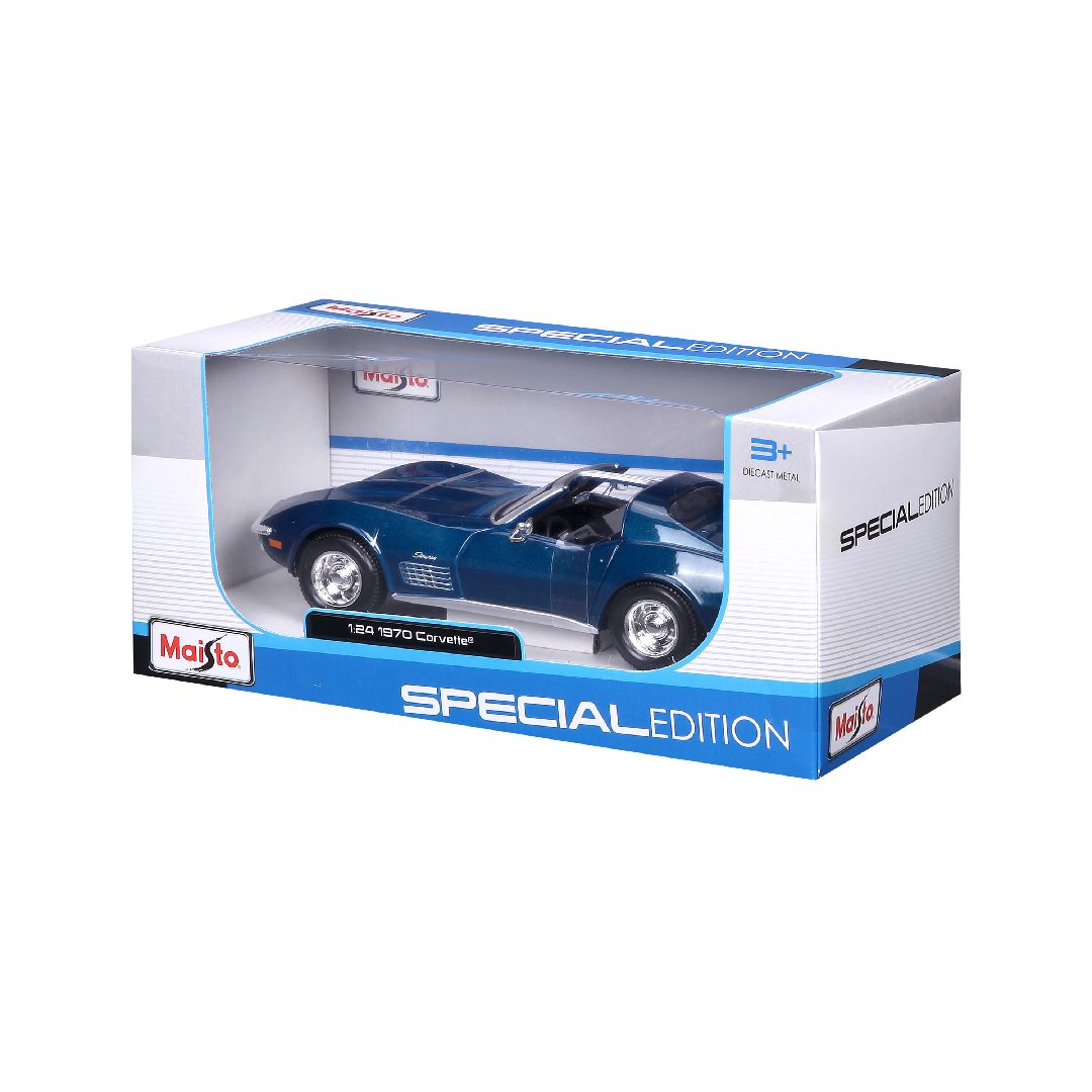 Maisto 1/24 SE 1970 Chevrolet Corvette (Metallic Blue)