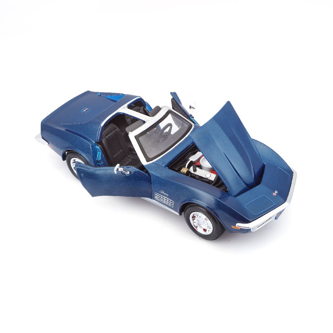 Maisto 1/24 SE 1970 Chevrolet Corvette (Metallic Blue)