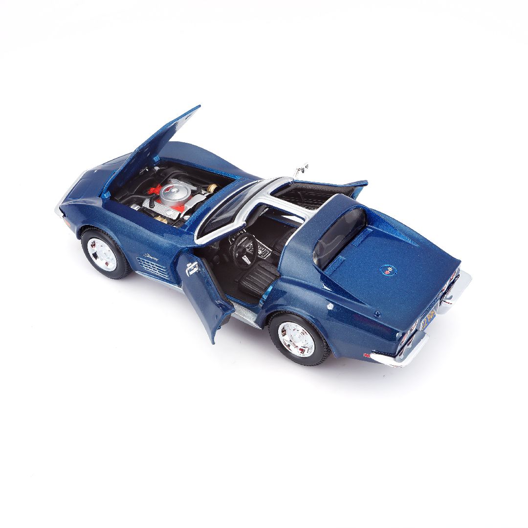 Maisto 1/24 SE 1970 Chevrolet Corvette (Metallic Blue)