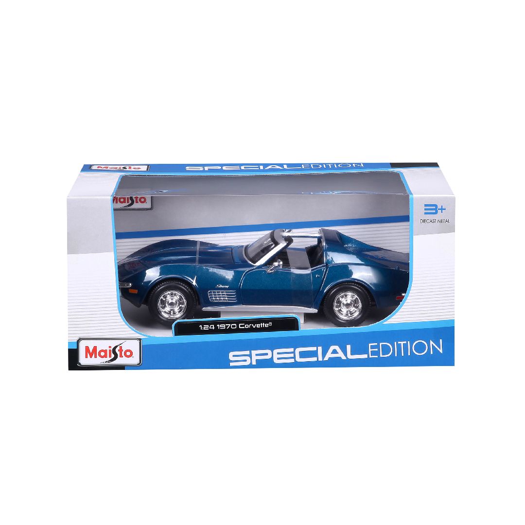 Maisto 1/24 SE 1970 Chevrolet Corvette (Metallic Blue)