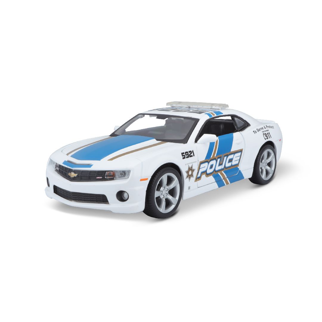 Maisto 1/24 SE 2010 Chevrolet Camaro SS Police - White
