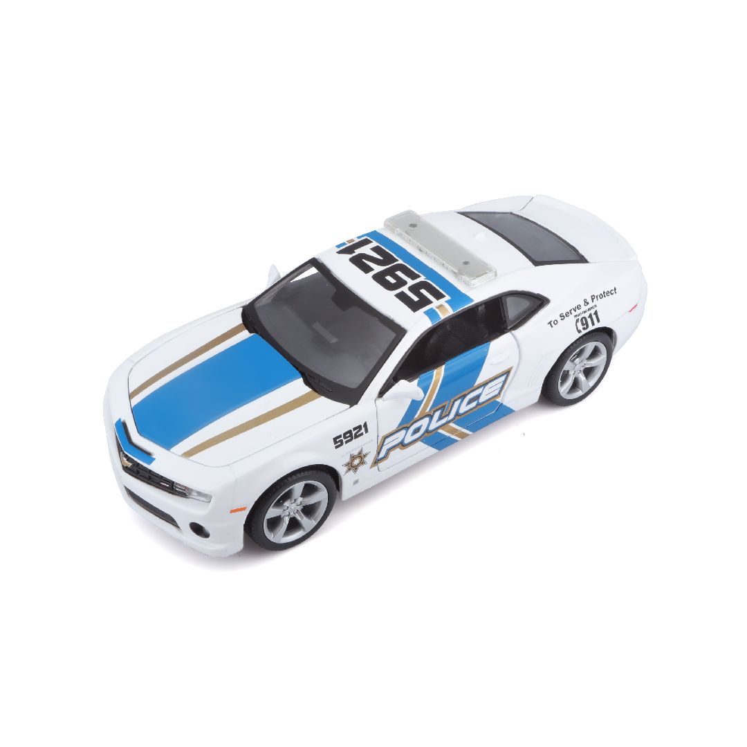 Maisto 1/24 SE 2010 Chevrolet Camaro SS Police - White