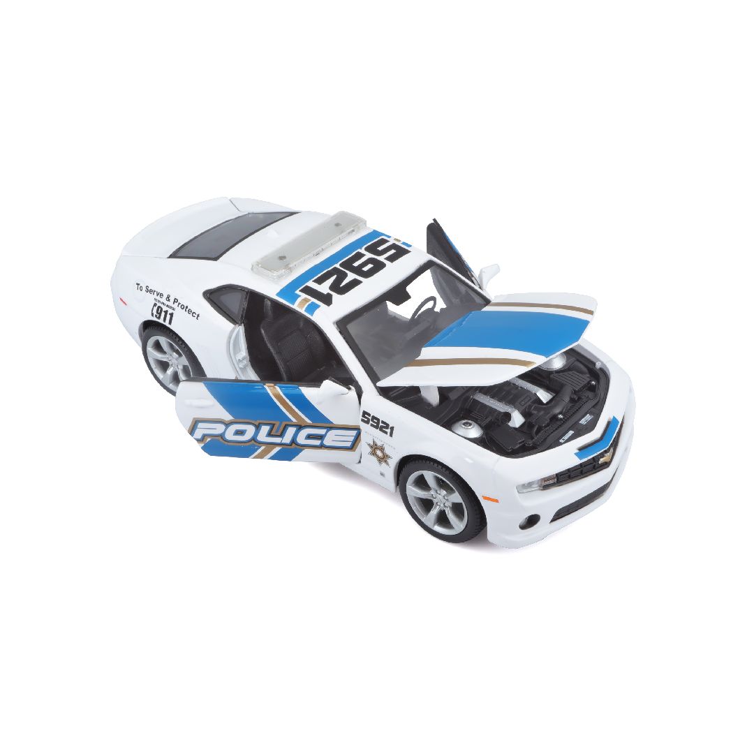 Maisto 1/24 SE 2010 Chevrolet Camaro SS Police - White