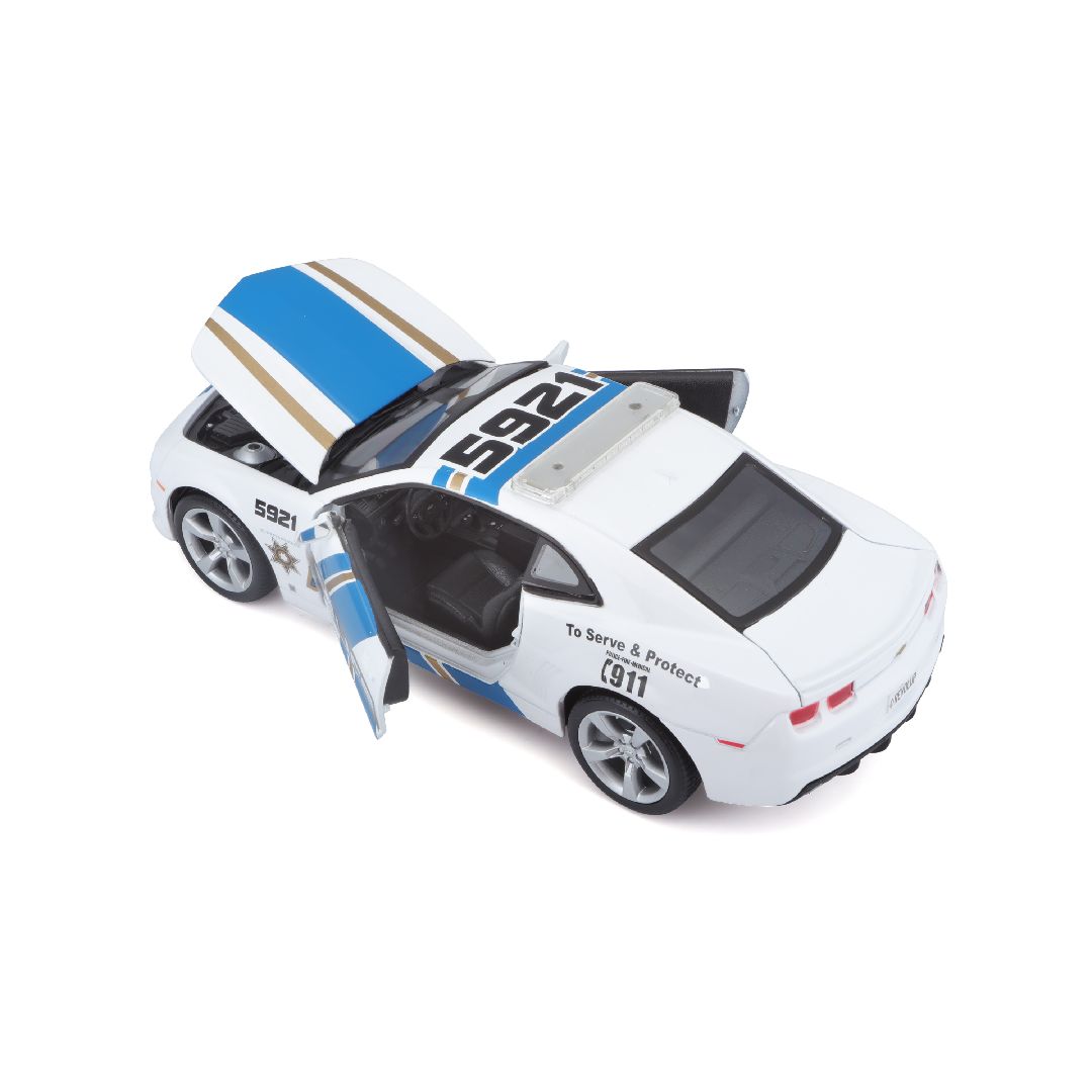 Maisto 1/24 SE 2010 Chevrolet Camaro SS Police - White