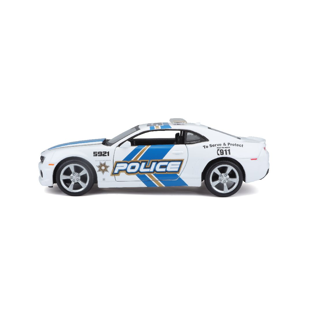 Maisto 1/24 SE 2010 Chevrolet Camaro SS Police - White