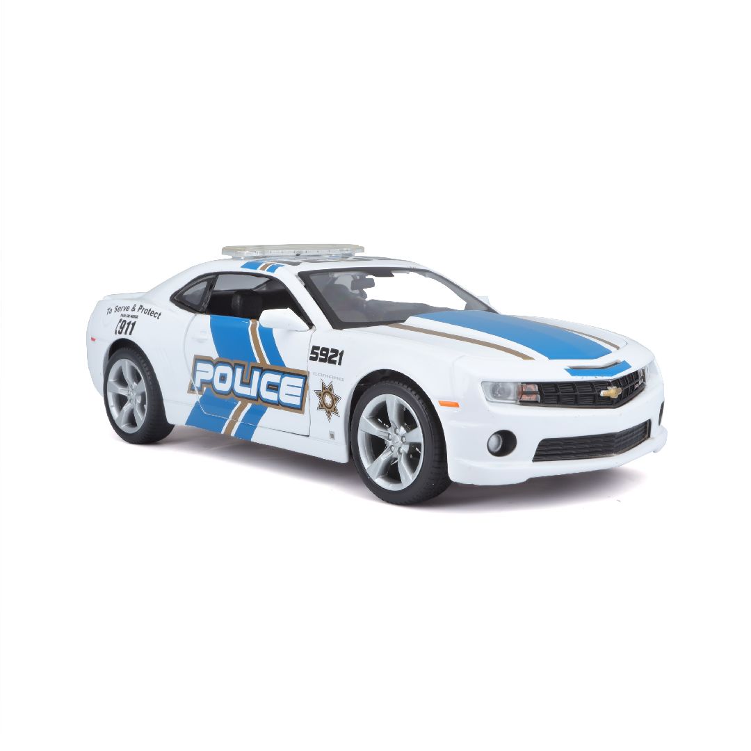 Maisto 1/24 SE 2010 Chevrolet Camaro SS Police - White