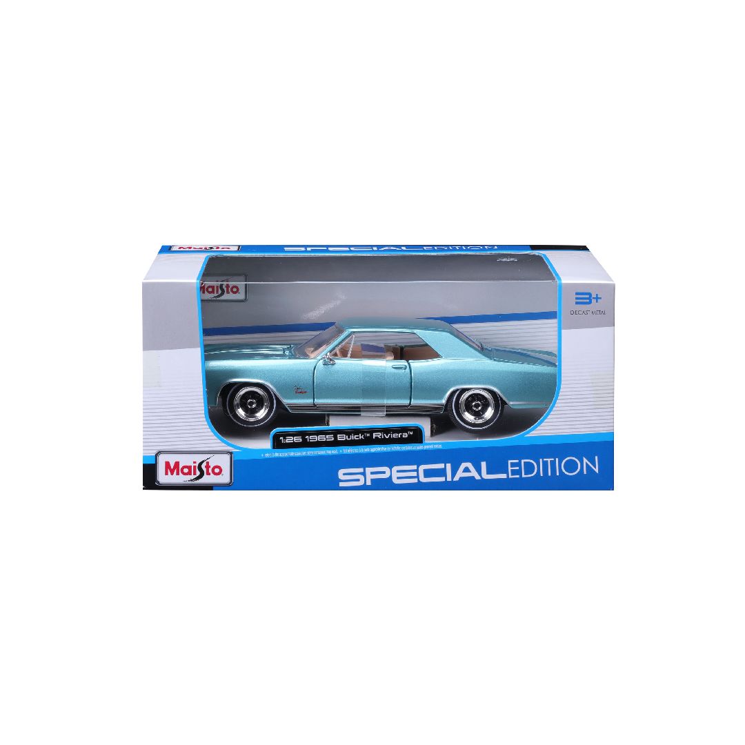 Maisto 1/26 SE 1965 Buick Riviera - Blue