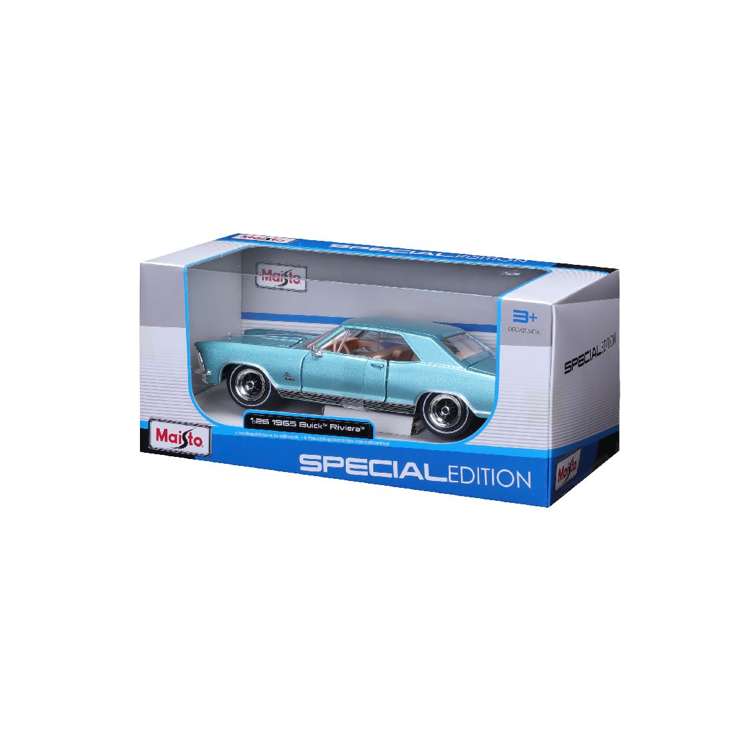 Maisto 1/26 SE 1965 Buick Riviera - Blue
