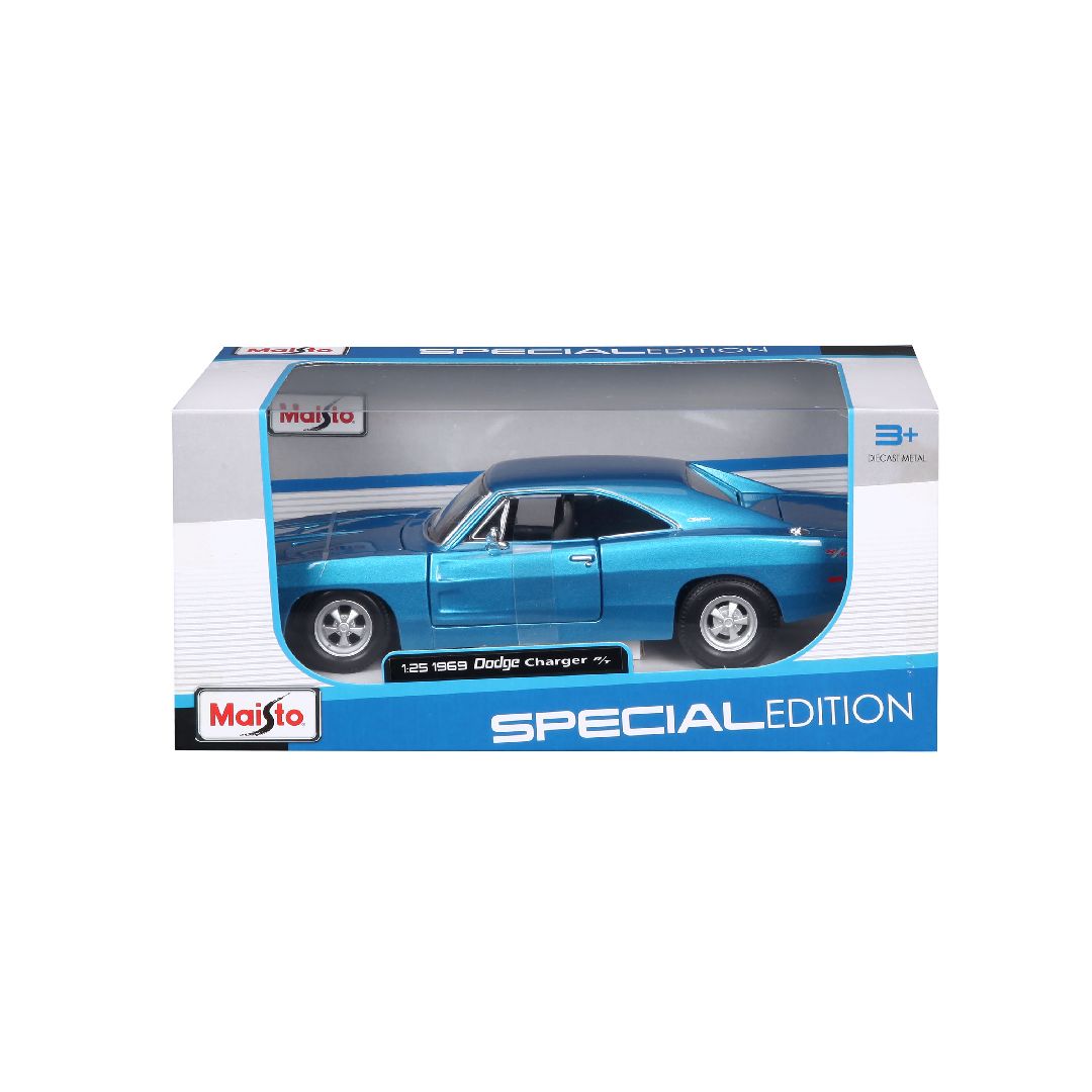 Maisto 1/25 SE 1969 Dodge Charger R/T - Metallic Blue