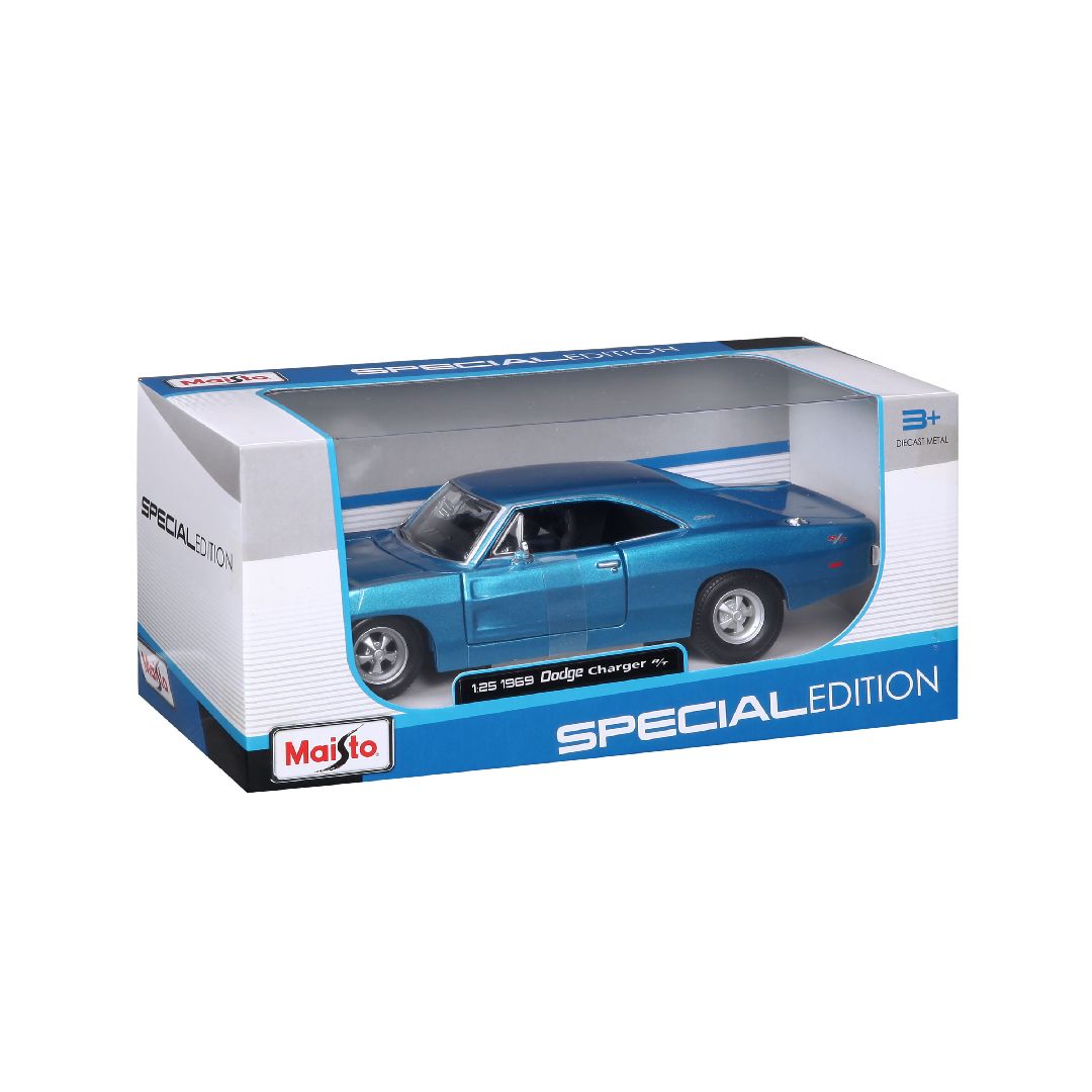 Maisto 1/25 SE 1969 Dodge Charger R/T - Metallic Blue