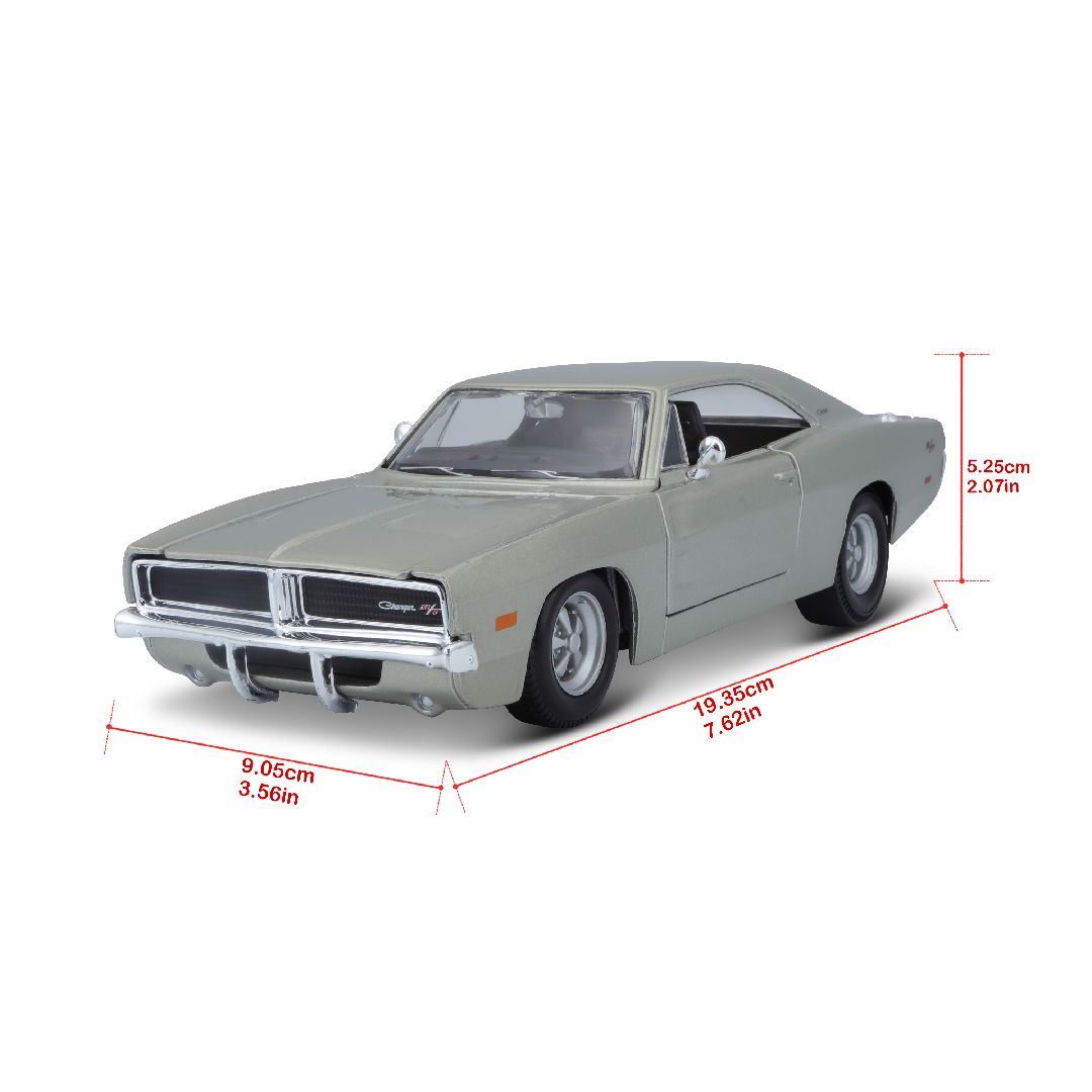 Maisto 1/25 SE 1969 Dodge Charger R/T - Silver