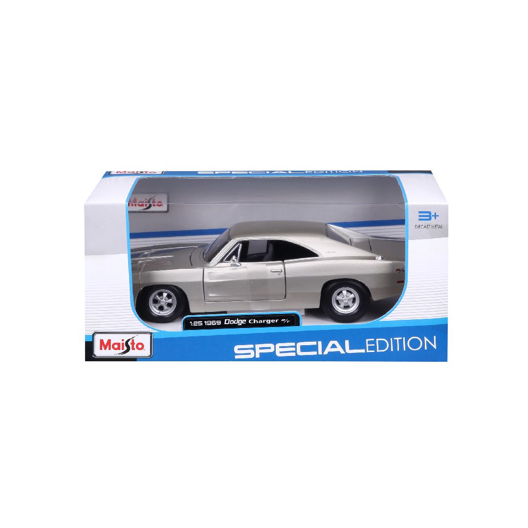 Maisto 1/25 SE 1969 Dodge Charger R/T - Silver