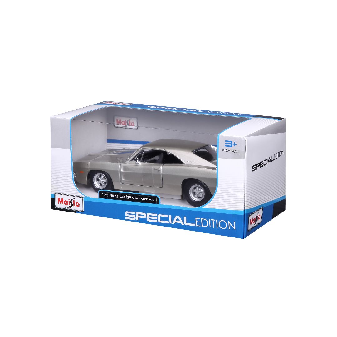 Maisto 1/25 SE 1969 Dodge Charger R/T - Silver