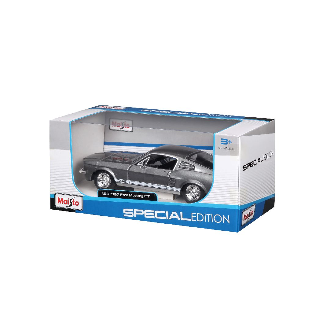 Maisto 1/24 SE 1967 Ford Mustang GT - Metallic Grey