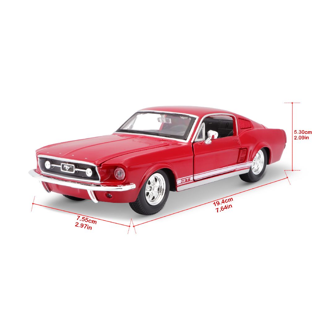 Maisto 1/24 SE 1967 Ford Mustang GT - Red