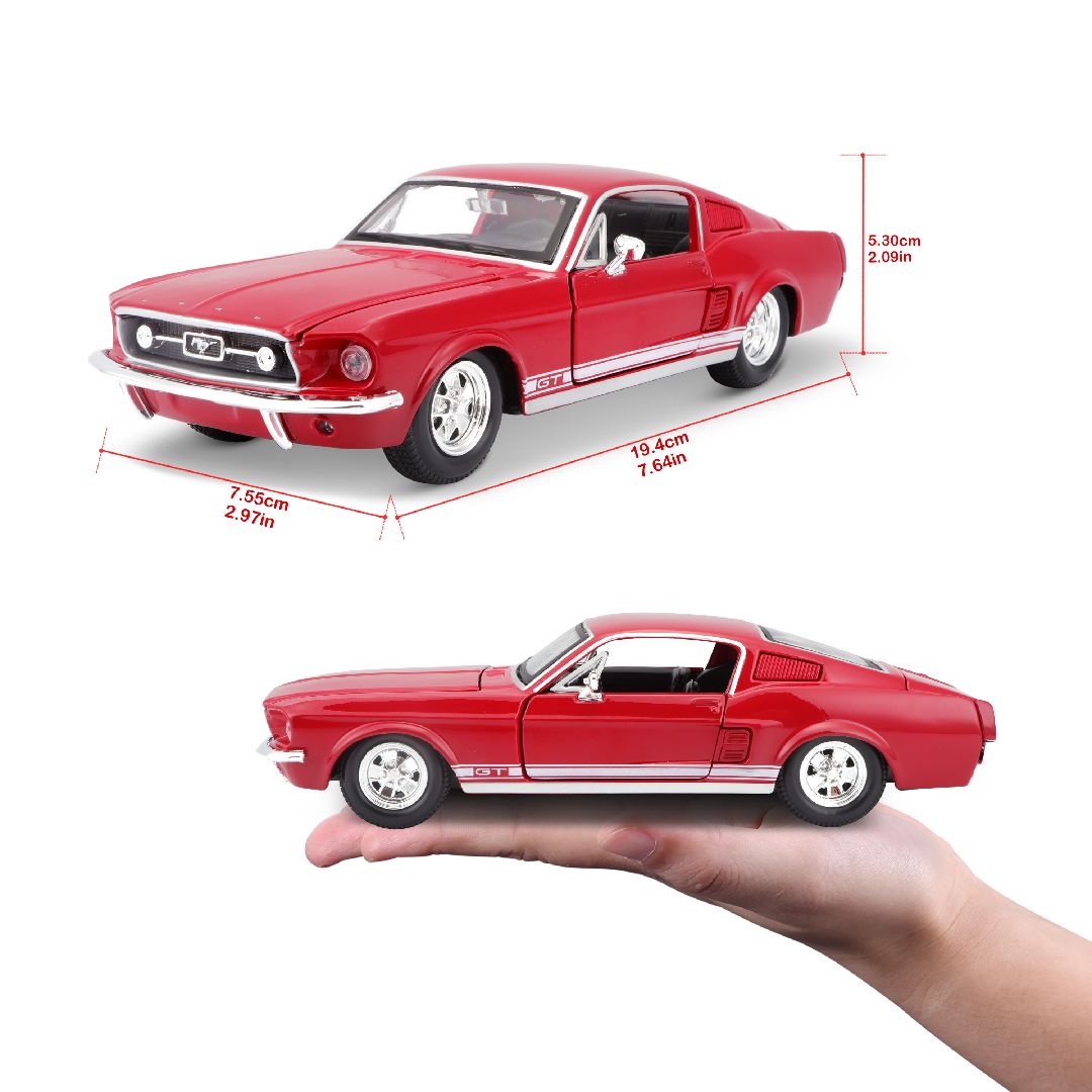 Maisto 1/24 SE 1967 Ford Mustang GT - Red