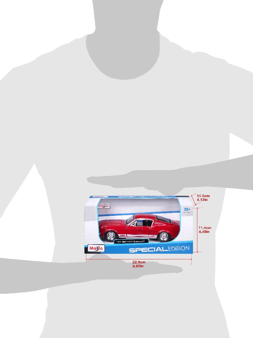 Maisto 1/24 SE 1967 Ford Mustang GT - Red