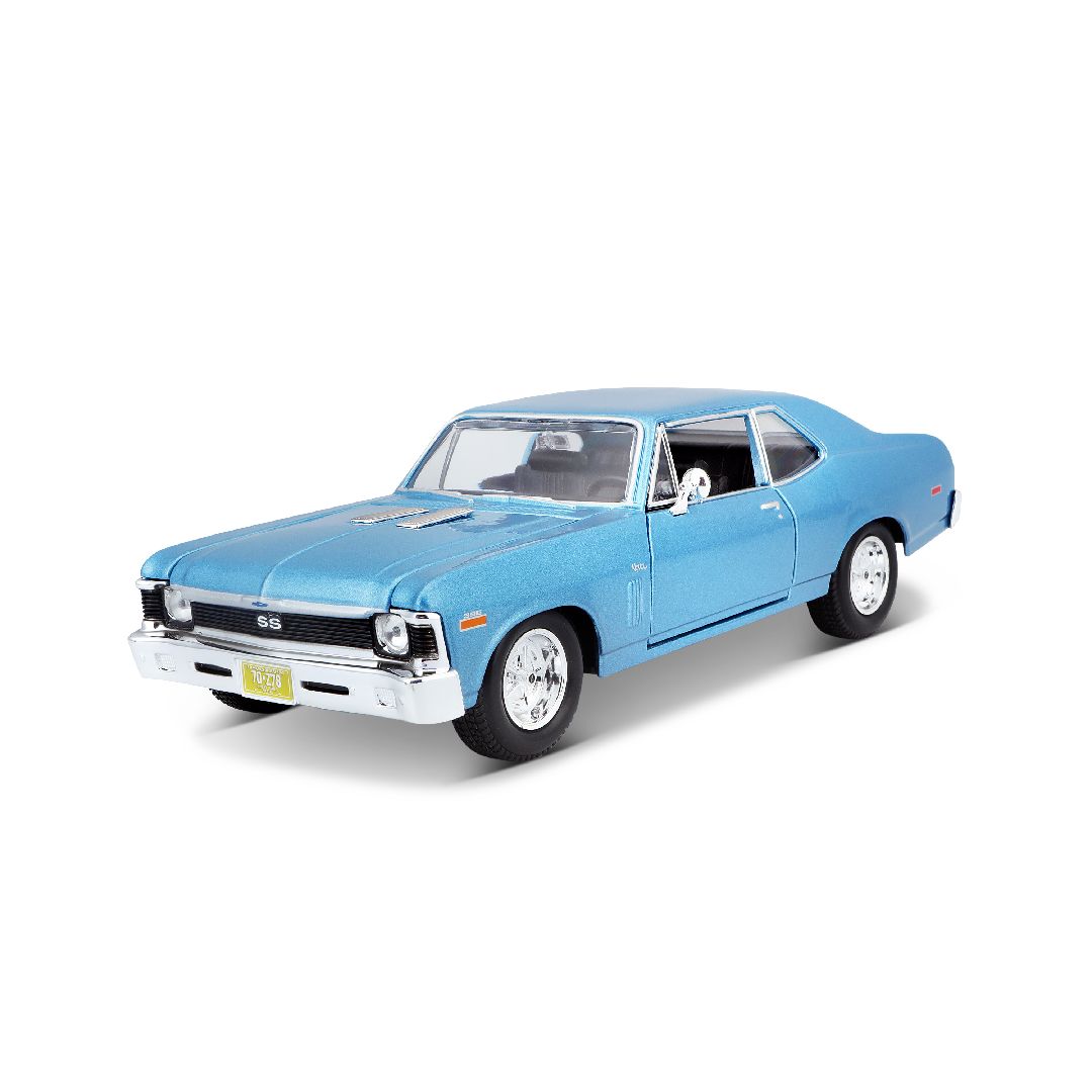 Maisto 1/24 SE 1970 Chevrolet Nova SS - Metallic Blue