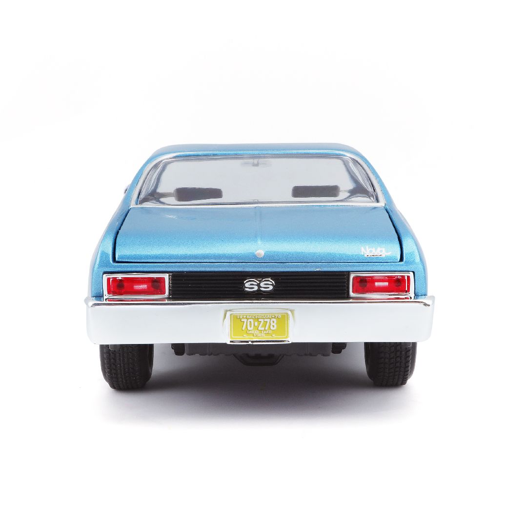 Maisto 1/24 SE 1970 Chevrolet Nova SS - Metallic Blue