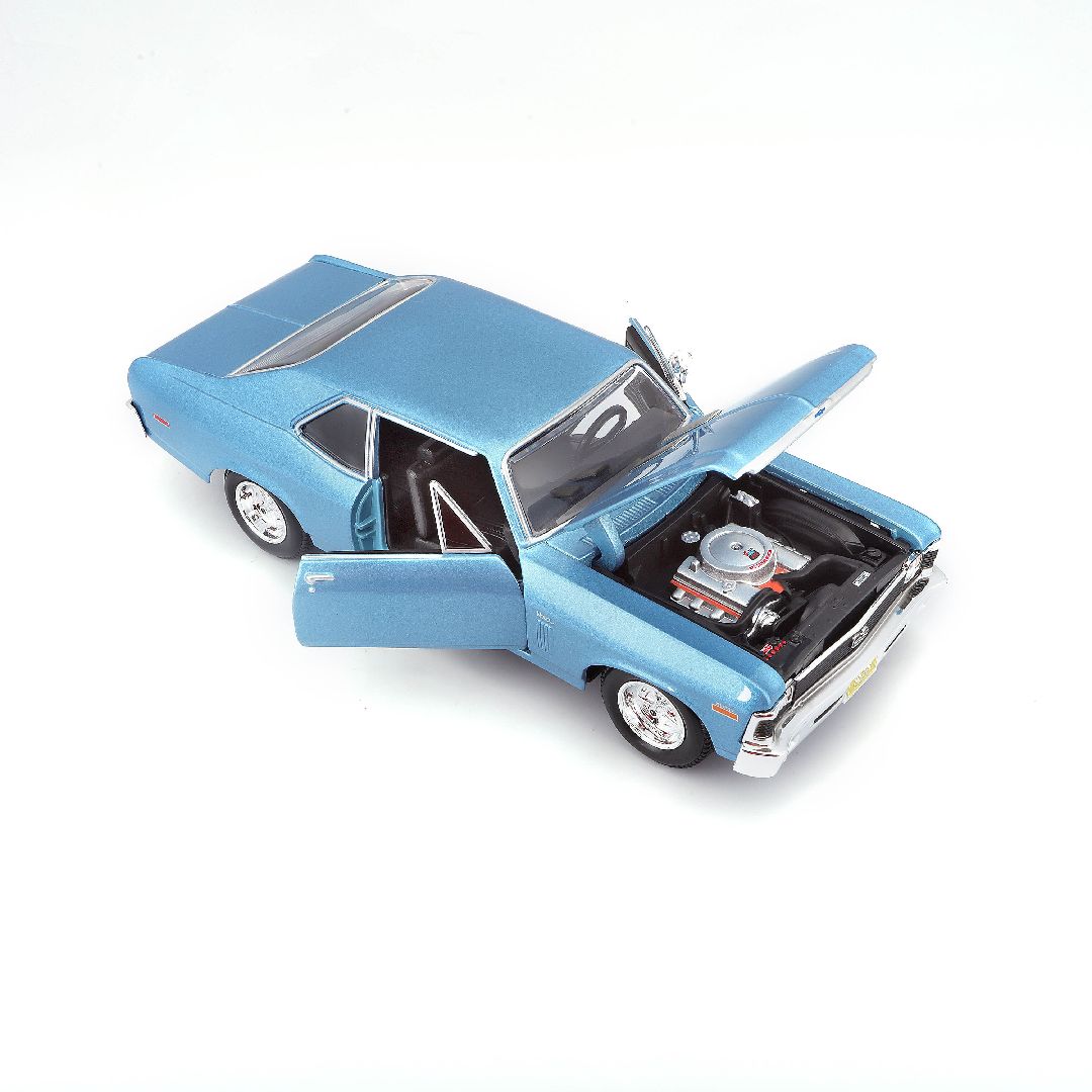 Maisto 1/24 SE 1970 Chevrolet Nova SS - Metallic Blue