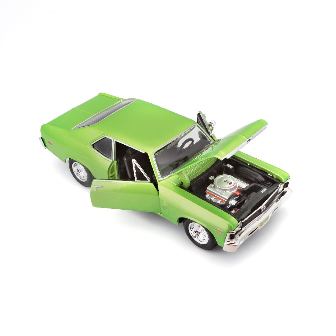 Maisto 1/24 SE 1970 Chevrolet Nova SS (Metallic Lime Green)