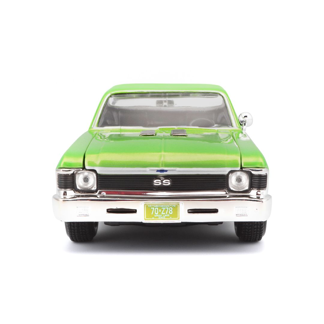 Maisto 1/24 SE 1970 Chevrolet Nova SS (Metallic Lime Green)