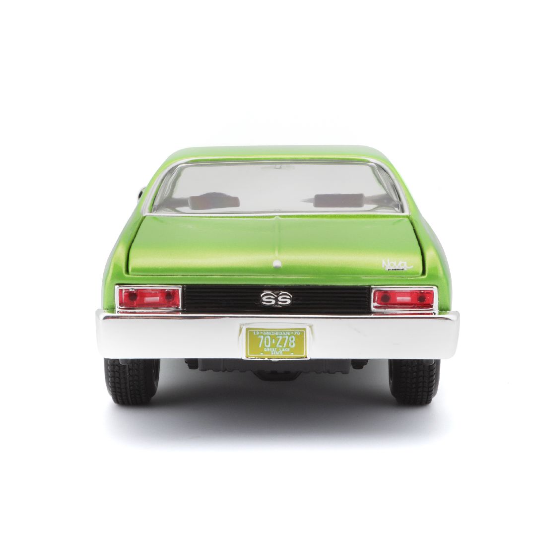 Maisto 1/24 SE 1970 Chevrolet Nova SS (Metallic Lime Green)