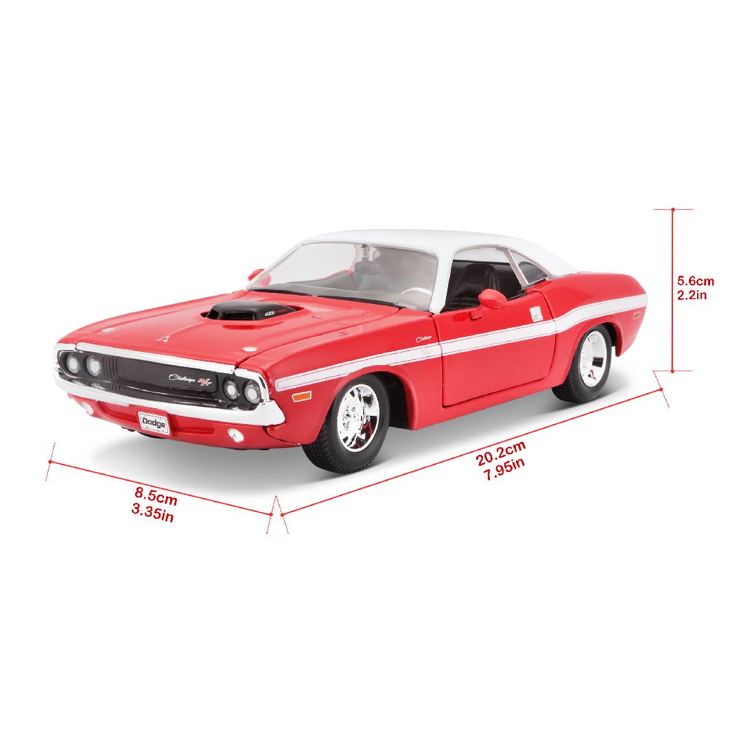 Maisto 1/24 SE 1970 Dodge Challenger R/T Coupe - Red
