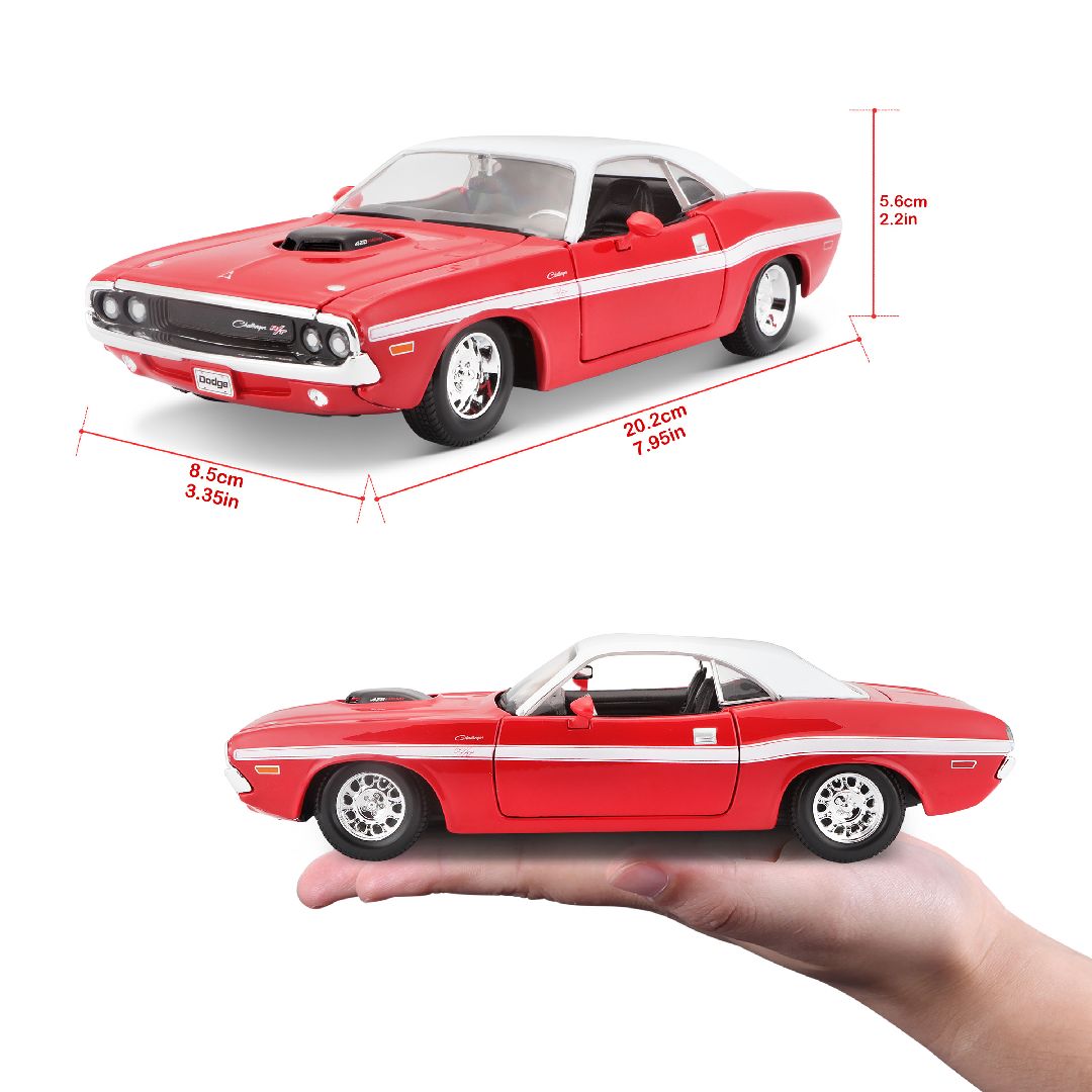 Maisto 1/24 SE 1970 Dodge Challenger R/T Coupe - Red