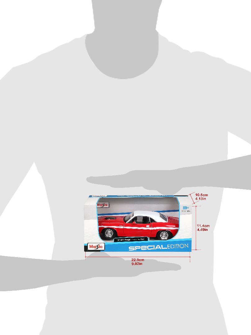 Maisto 1/24 SE 1970 Dodge Challenger R/T Coupe - Red