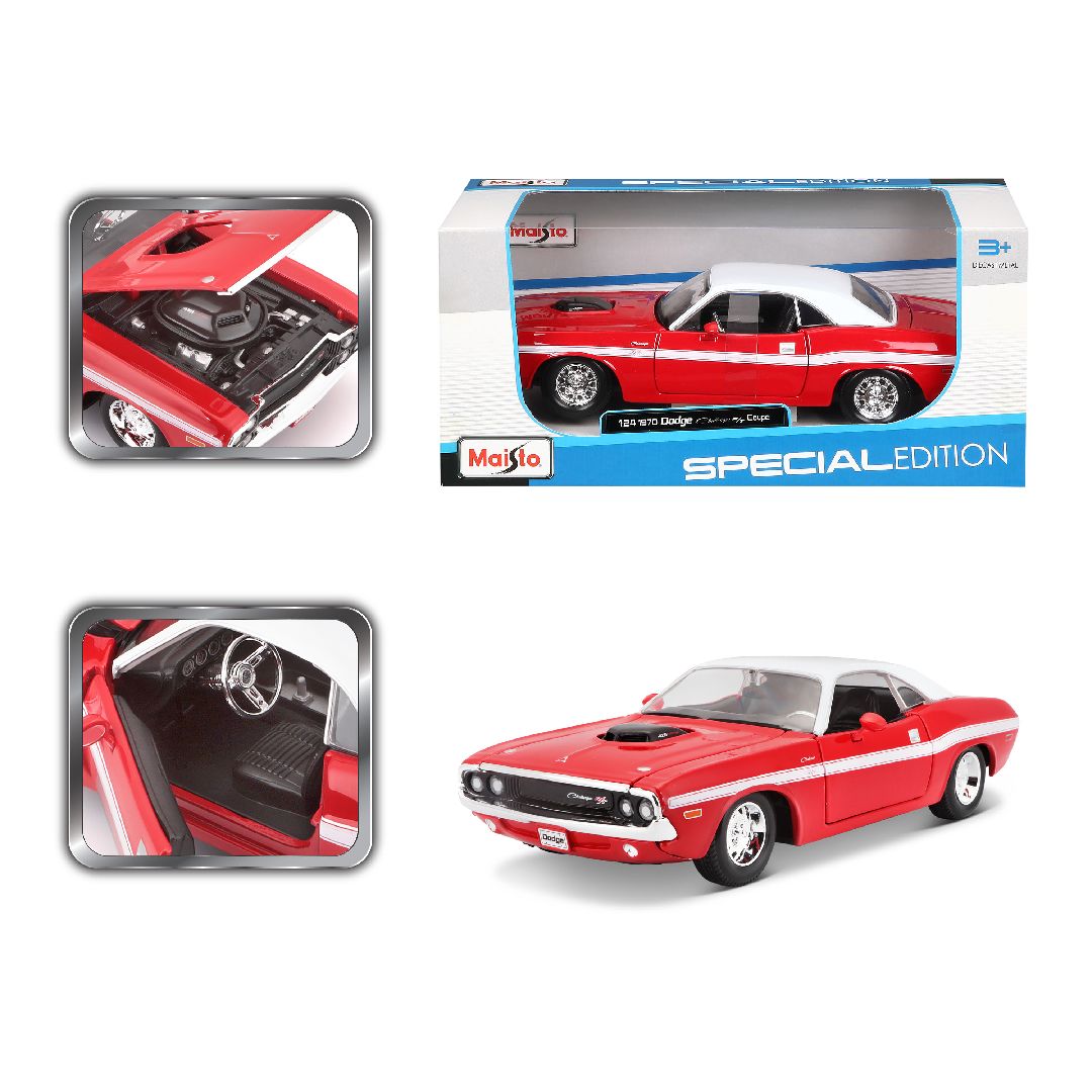 Maisto 1/24 SE 1970 Dodge Challenger R/T Coupe - Red