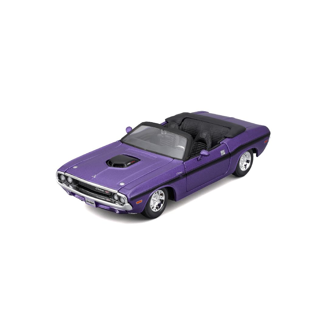 Maisto 1/24 SE 1970 Dodge Challenger R/T Convertible - Purple